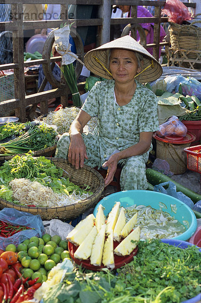 Bodenständiges Markt  Hue  North Central Coast  Vietnam  Indochina  Südostasien  Asien