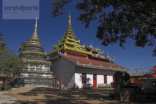 Wat Ho Kong (Wat Po Kyio)  Kengtung (Kyaing Tong)  Shan-Staat  Myanmar (Birma)  Asien