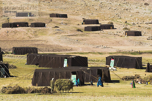 Aimaq Nomad Lager  Pal-Kotal-i-Guk  zwischen Chakhcharan und Marmelade  Afghanistan  Asien