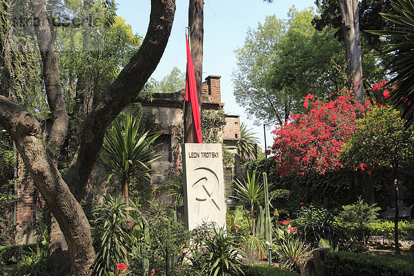 Mexico-Stadt Hauptstadt Wohnhaus Museum Nordamerika Mexiko Leon Grabmal