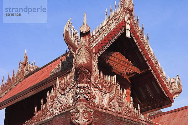 Gebäude am Mandalay Royal Palace  Mandalay  Myanmar (Birma)  Asien