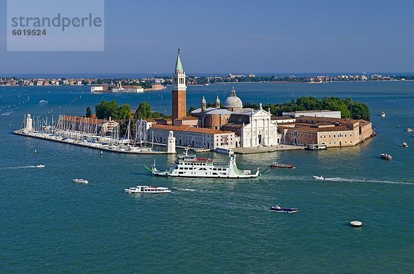 Kirche San Giorgio Maggiore europaweit Canale di San Marco  Venedig  UNESCO World Heritage Site  Veneto  Italien