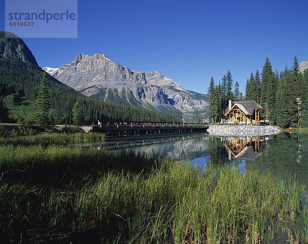 Emerald Lake  Yoho Nationalpark  UNESCO World Heritage Site  British Columbia  Kanada  Nordamerika