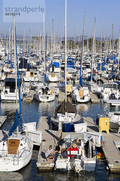 Marina in Dana Point Harbor  Orange County  California  Vereinigte Staaten von Amerika  Nordamerika