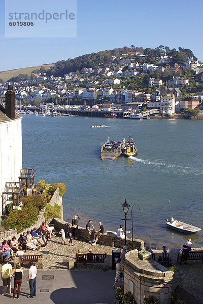 Dart River in Dartmouth  Devon  England  Vereinigtes Königreich  Europa