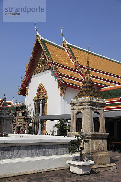 Wat Pho (Wat Po) (Wat Phra Chetuphon)  älteste buddhistische Tempel in der Stadt  Rattanakosin (Ratanakosin)  Bangkok  Thailand  Südostasien  Asien