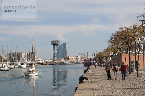 Port Vell Marina  Barcelona  Katalonien  Spanien  Europa