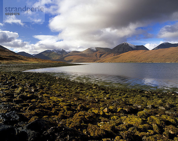 Loch Hainort und Red Cuillins Bereich  Isle Of Skye  Innere Hebriden  Schottland  Vereinigtes Königreich  Europa