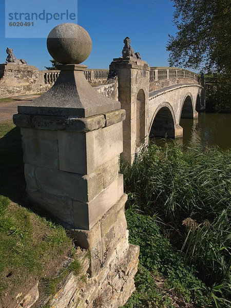 Robert Adam zu überbrücken  Compton Verney Immobilien  Warwickshire  England  Vereinigtes Königreich  Europa