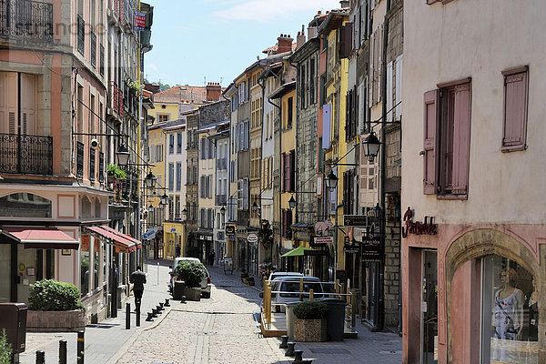 Wichtigsten Einkaufs-Straße  Le Puy En Velay  Haute-Loire  Zentralmassiv  Frankreich  Europa