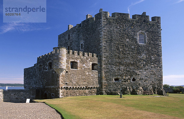 Schwärze Burg aus dem 14. Jahrhundert  Schwärze  West Lothian  Schottland  Vereinigtes Königreich  Europa