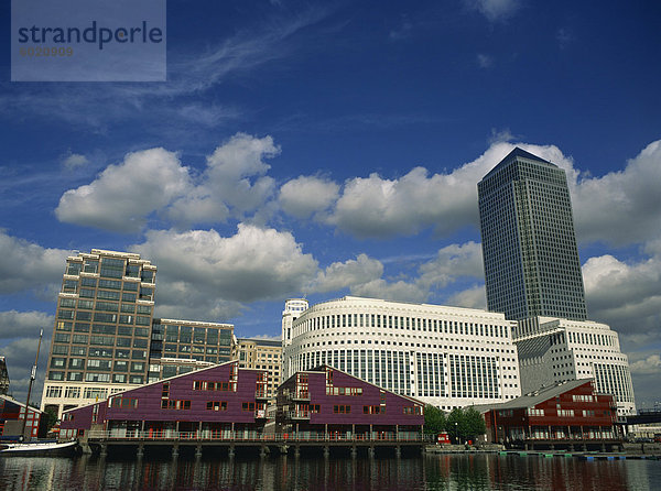 Canary Wharf und moderne Architektur  Docklands  London  England  Vereinigtes Königreich  Europa