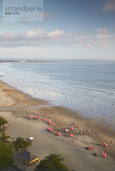 Luftbild von Legian Beach  Bali  Indonesien  Südostasien  Asien