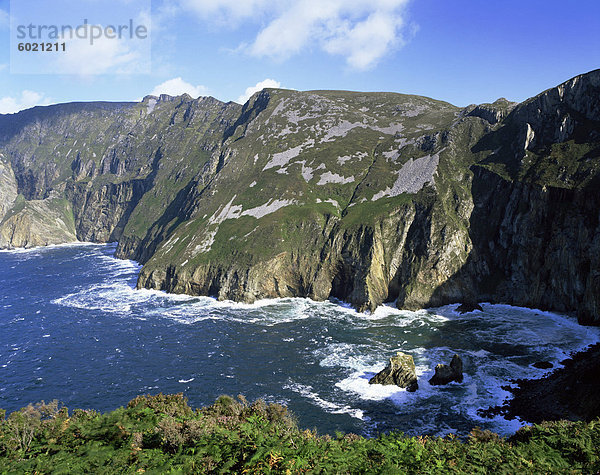 Slieve League  der höchsten Klippen in Europa  Bunglass Point  County Donegal  Ulster  Republik Irland (Eire)  Europa