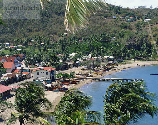 Westküste-Stadt  St. Lucia  Windward-Inseln  West Indies  Caribbean  Central America