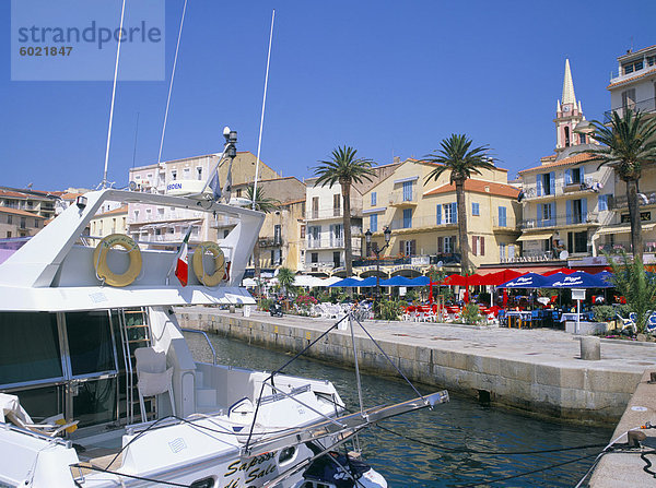 Uferviertel  Calvi  Insel Korsika  Frankreich  Mittelmeer  Europa