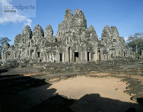 Der Bayon  datierend aus dem 12. und 13. Jahrhundert  Angkor  UNESCO Weltkulturerbe  Siem Reap  Kambodscha  Indochina  Südostasien  Asien