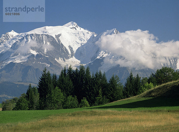 Mont Blanc  Haute Savoie Rhone Alpes  französische Alpen  Frankreich  Europa