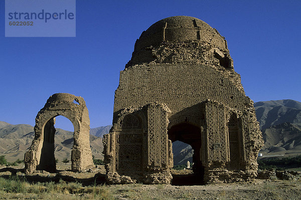 Ruinen von Ghorid (12. Jahrhundert)  geglaubt  um ein Mausoleum oder eine Madrasa  Chist-Sharif  Afghanistan  Asien