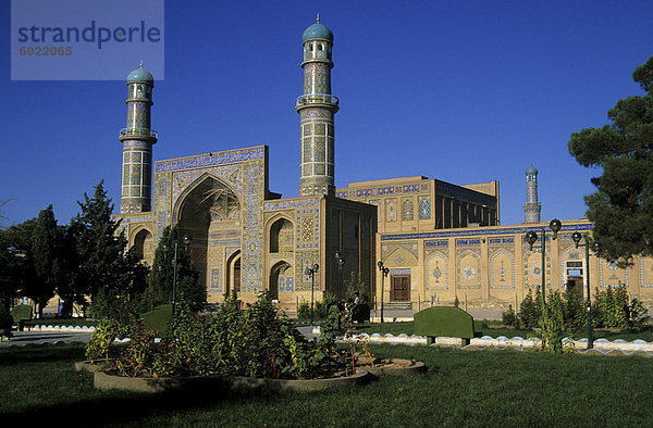 Freitagsmoschee (Masjet-eJam)  angeordnet in 1200 von der Ghorid Sultan Ghiyasyddin  an der Stelle einer früheren 10. Jahrhundert Moschee  Restaurierung begann 1943 in Herat  Afghanistan  Asien