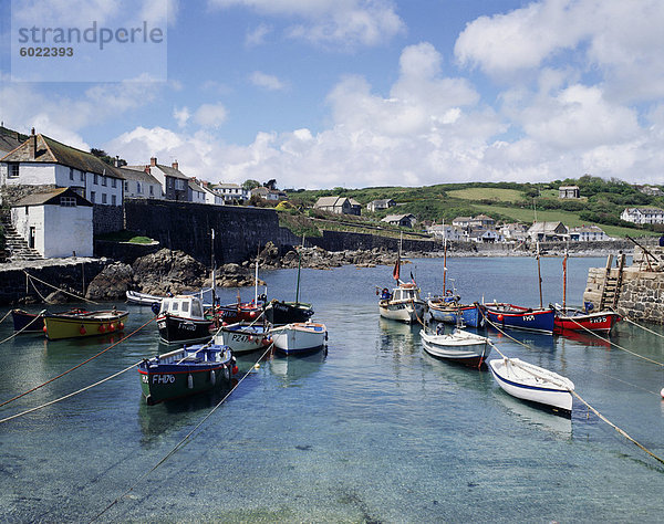 Hafen  Coverack  Cornwall  England  Vereinigtes Königreich  Europa