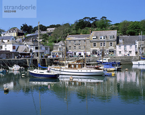 Hafen von Padstow  Cornwall  England  Vereinigtes Königreich  Europa