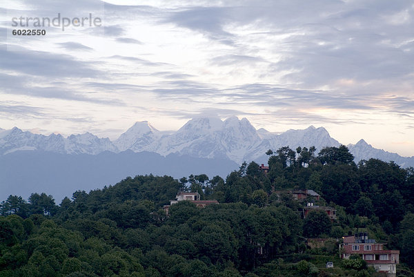 Himalaya Ansicht  Nagarkot  Nepal  Asien