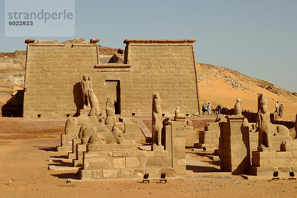 Seboua Tempel  Nassersee  Nubien  Ägypten  Nordafrika  Afrika