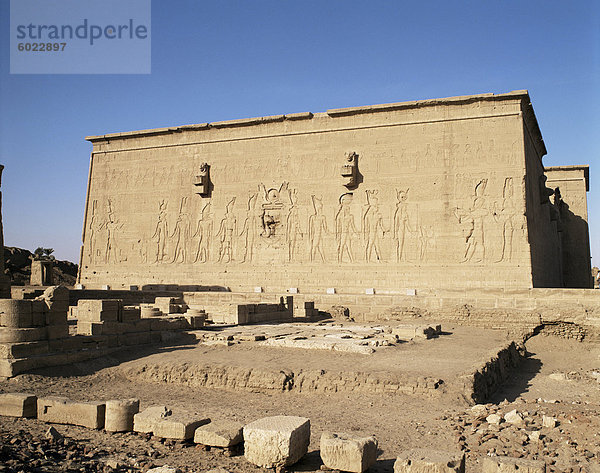 Tempel von Hathor  Dendera  Ägypten  Nordafrika  Afrika