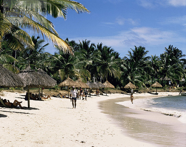 Beach  St. Geran  Mauritius  Indischer Ozean  Afrika
