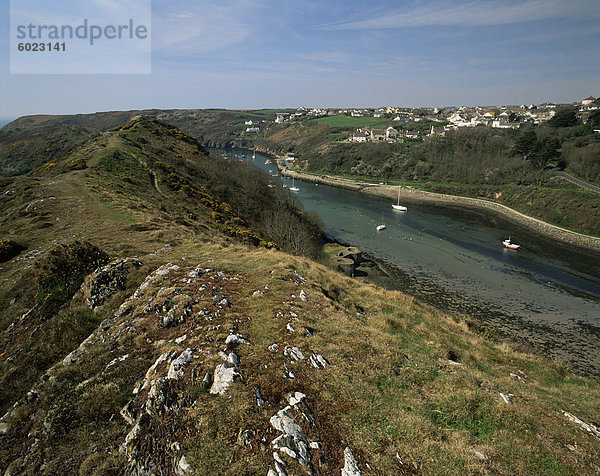 Obere Solva  Pembrokeshire  Wales  Vereinigtes Königreich  Europa