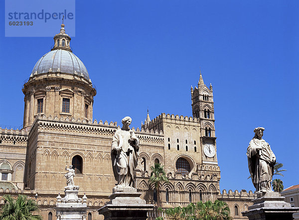 Die Kathedrale von Palermo  Sizilien  Italien  Europa