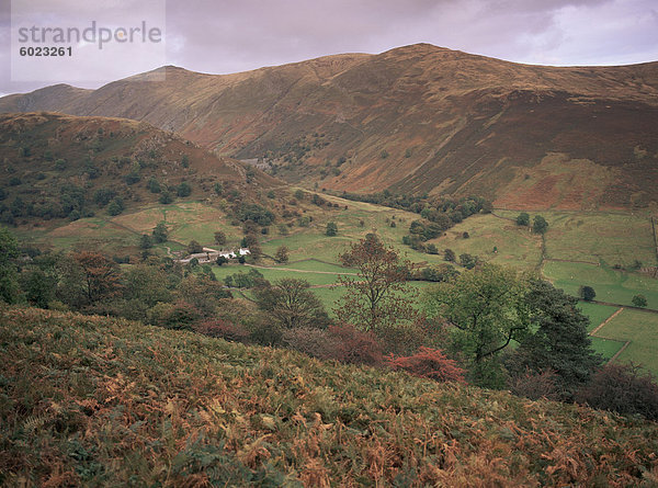 Troutbeck  in der Nähe von Windermere  Lake District-Nationalpark  Cumbria  England  Vereinigtes Königreich  Europa