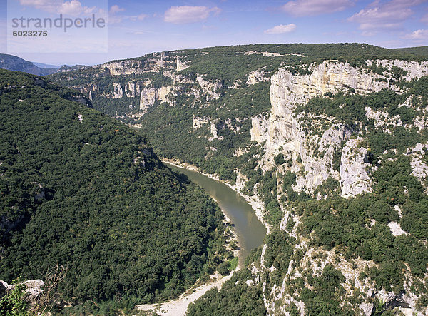 Ardèche-Schluchten  Languedoc Roussillon  Frankreich  Europa