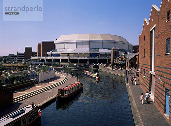 Grand Union Canal  indoor Arena und Konferenz-Zentrum  Birmingham  West Midlands  England  Vereinigtes Königreich  Europa