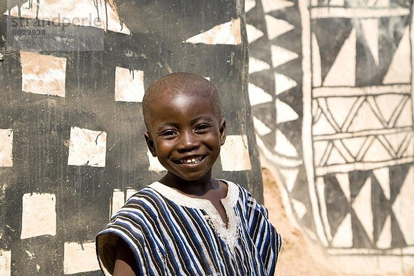 Tiebele Dorf im südlichen Burkina Faso  Burkina Faso  Westafrika  Afrika