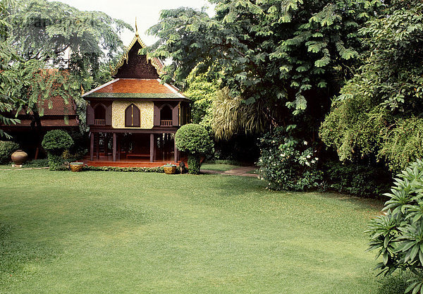 Die Lack-Pavillon  Wang Suan Pakkad  Bangkok Thailand  Südostasien  Asien