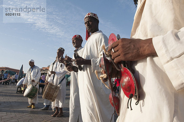 Djemaa el Fna Platz  Marrakesch  Marokko  Nordafrika  Afrika