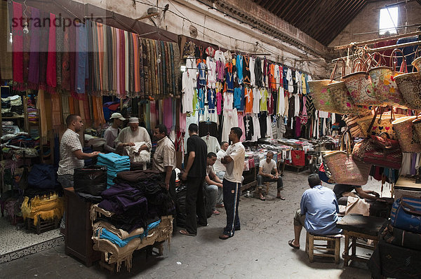 Medina Souk  Marrakesch  Marokko  Nordafrika  Afrika