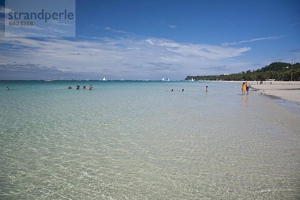 White Beach  Boracay  Aklan  Philippinen  Südostasien  Asien