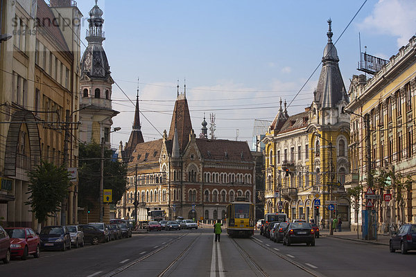 Regele Ferdinand Street  Cluj-Napoca  Rumänien  Europa