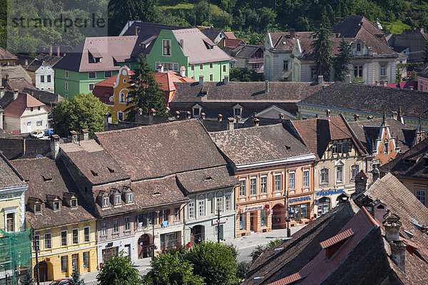 Hermann Oberth Square  UNESCO-Weltkulturerbe  Schäßburg  Siebenbürgen  Rumänien  Europa