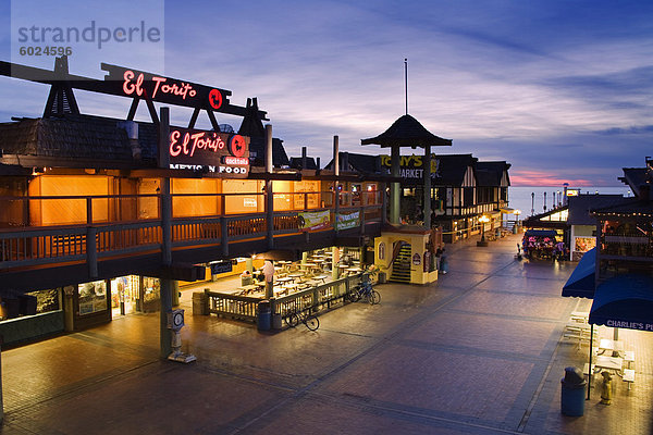 Restaurant am Pier  Redondo Beach  California  Vereinigte Staaten von Amerika  Nordamerika