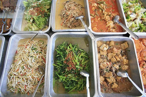 Vegetarische Kost  Penang  Malaysia  Südostasien  Asien