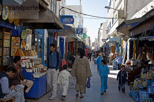 Die alte Stadt  Essaouira  Marokko  Nordafrika  Afrika