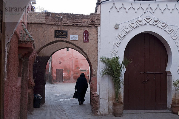 Die Mellah (Jüdisches Viertel)  Marrakesch (Marrakech)  Marokko  Nordafrika  Afrika