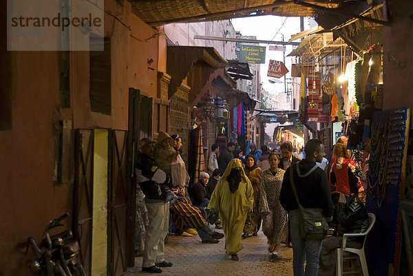 Die Mellah (Jüdisches Viertel)  Marrakesch (Marrakech)  Marokko  Nordafrika  Afrika