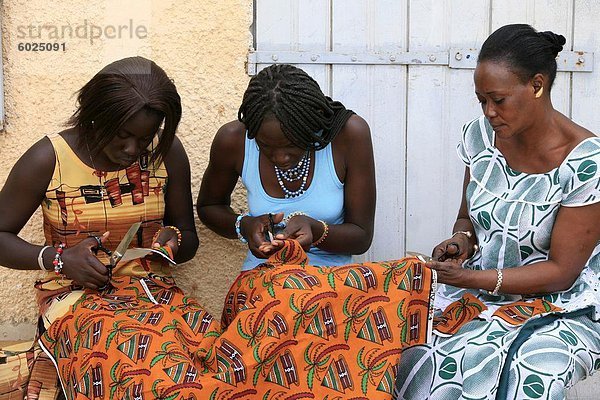 Schneiderei-Klasse  Saint-Louis  Senegal  Westafrika  Afrika