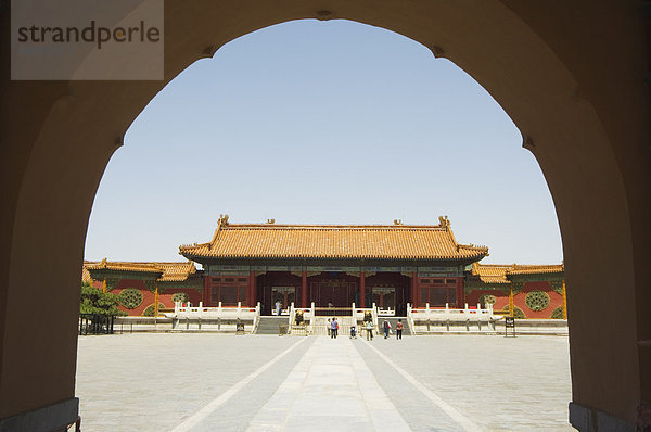 Pyramide des Friedens und Langlebigkeit bei Zijin Cheng die Verbotene Stadt-Palast-Museum  UNESCO Weltkulturerbe  Peking  China  Asien