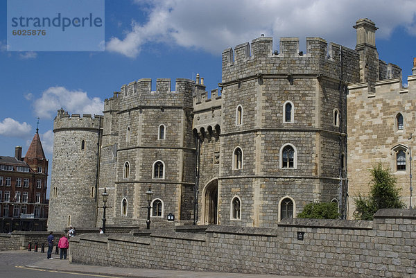 Windsor Castle in Windsor  Berkshire  England  Vereinigtes Königreich  Europa